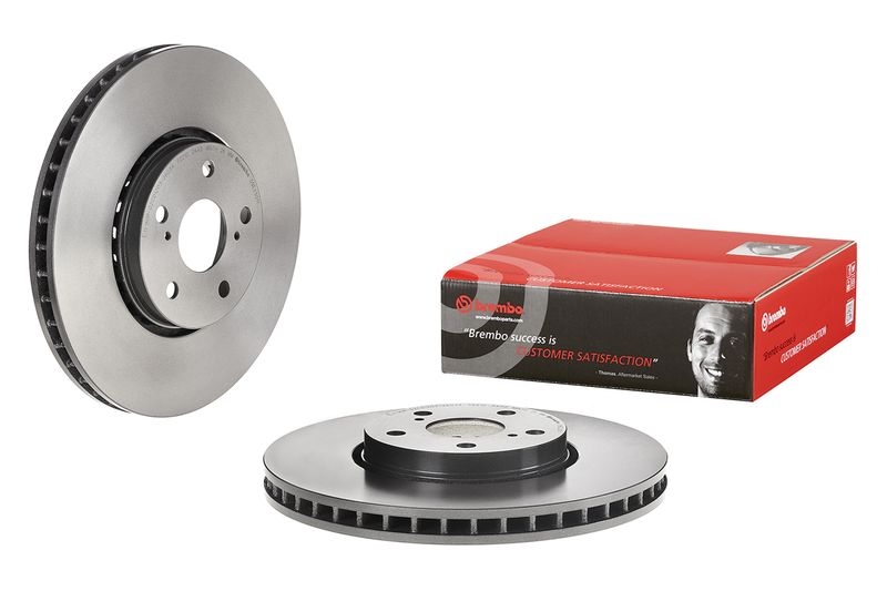 2x BREMBO Bremsscheibe PRIME LINE - UV Coated