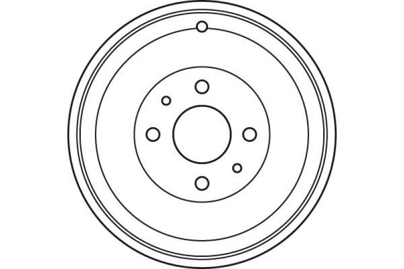 2x TRW Brake Drum