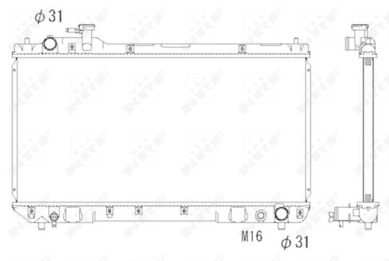 NRF Radiator, engine cooling