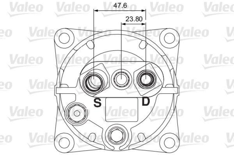 VALEO Kompressor, Klimaanlage NEW ORIGINAL PART