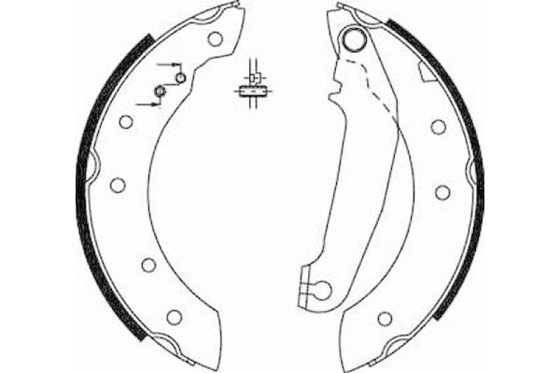 TRW Brake Shoe Set