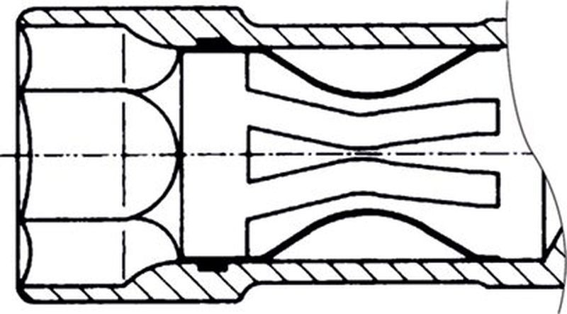 Hazet ZUENDKERZENSCHLUESSEL 4766-1