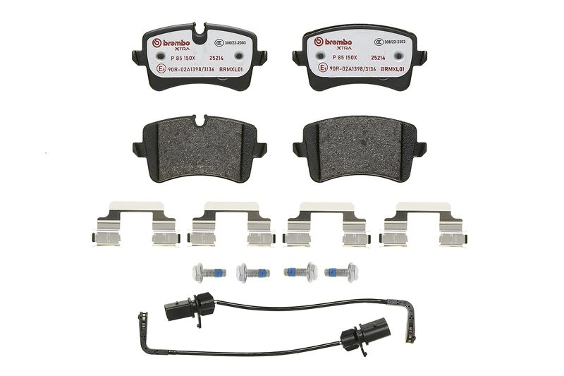 BREMBO Brake Pad Set, disc brake XTRA LINE