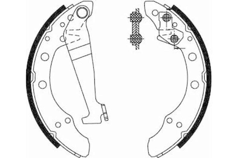 TRW Brake Shoe Set