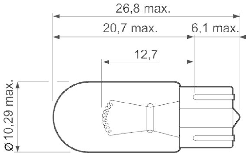 VALEO Bulb, indicator BLUE EFFECT