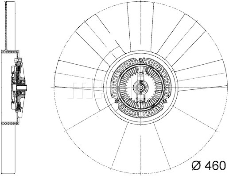 MAHLE Lüfter, Motorkühlung BEHR *** PREMIUM LINE ***