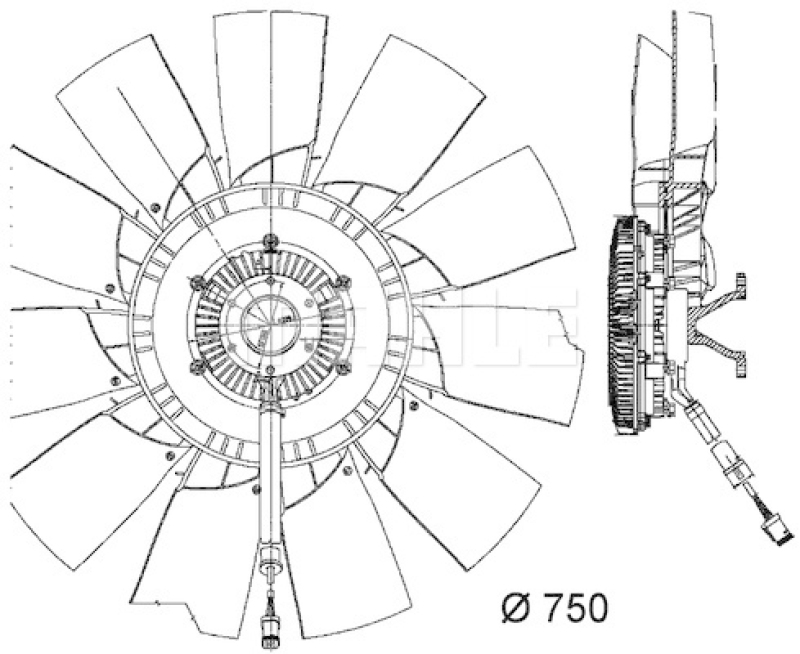 MAHLE Lüfter, Motorkühlung BEHR *** PREMIUM LINE ***