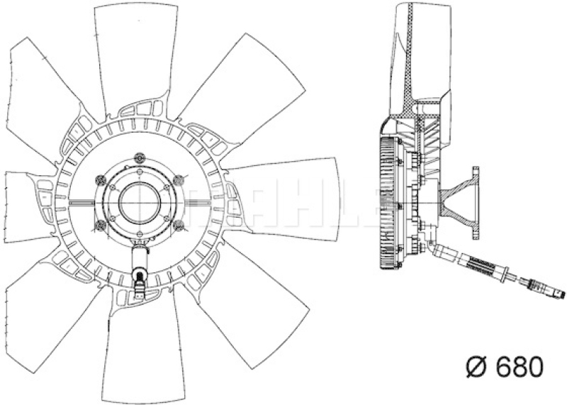MAHLE Lüfter, Motorkühlung BEHR *** PREMIUM LINE ***