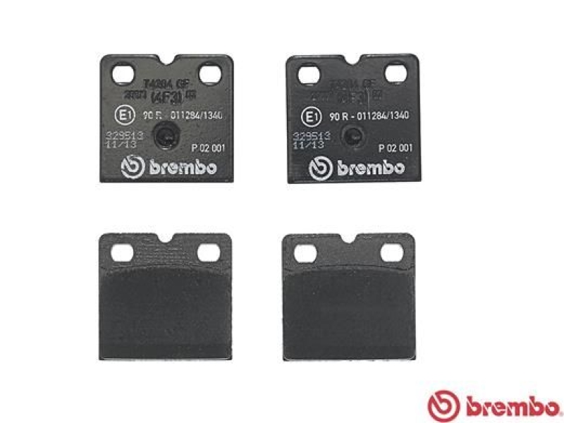 BREMBO Brake Pad Set, disc parking brake PRIME LINE