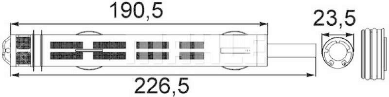 MAHLE Trockner, Klimaanlage PREMIUM LINE