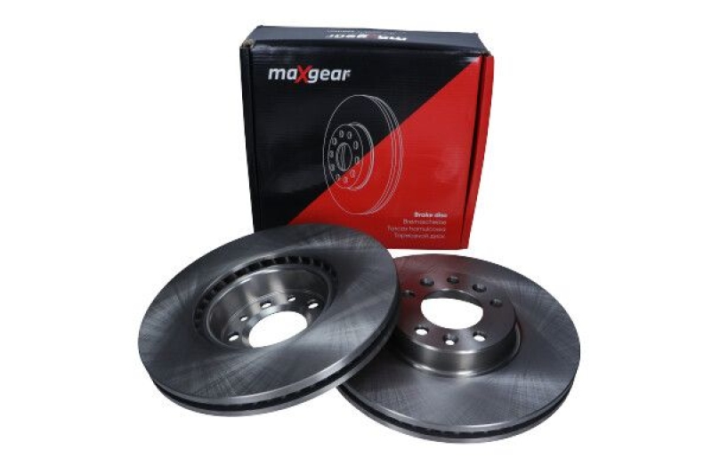 2x MAXGEAR Brake Disc