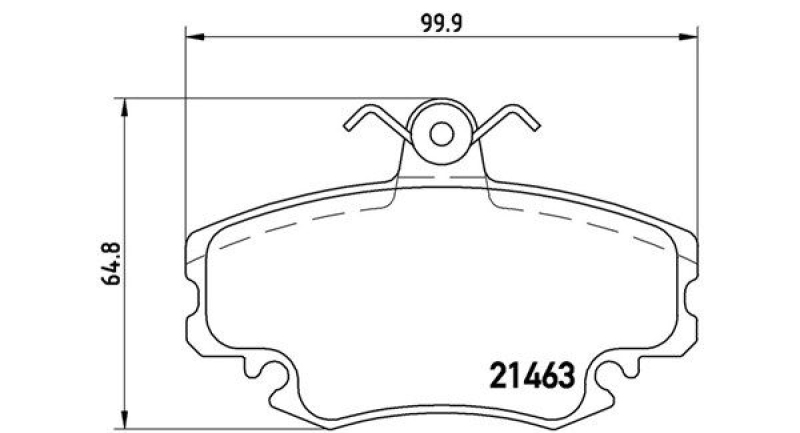 MAGNETI MARELLI Bremsbelagsatz, Scheibenbremse