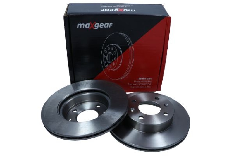 2x MAXGEAR Brake Disc