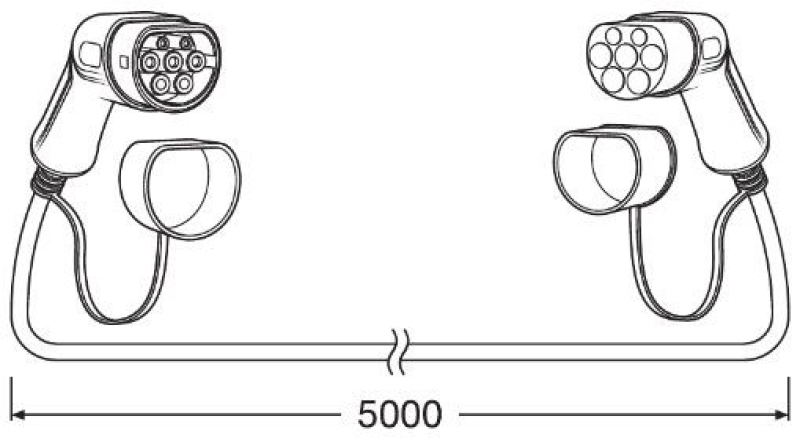 OSRAM Ladekabel, Elektrofahrzeug BATTERYcharge 7PIN