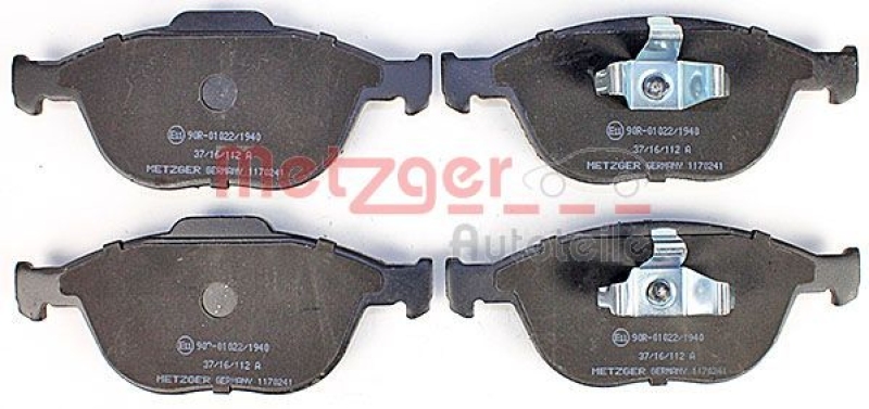 METZGER Brake Pad Set, disc brake