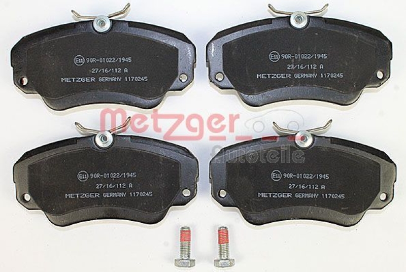 METZGER Brake Pad Set, disc brake