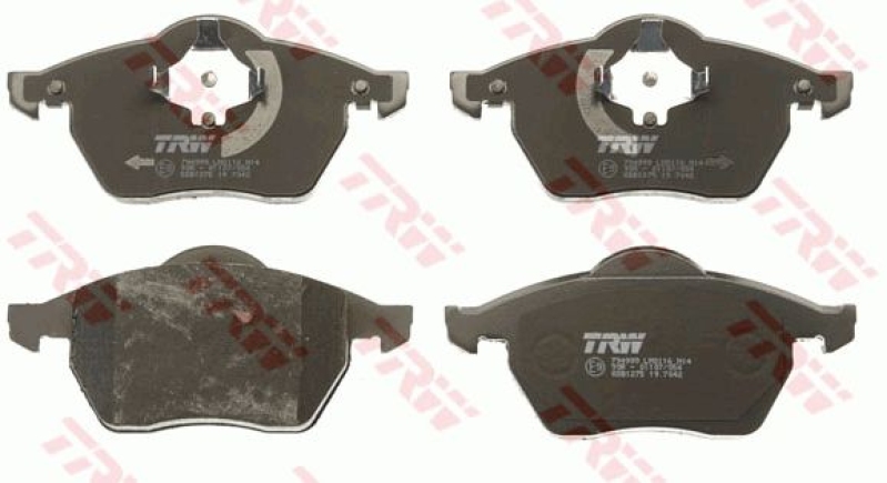 TRW Brake Pad Set, disc brake COTEC