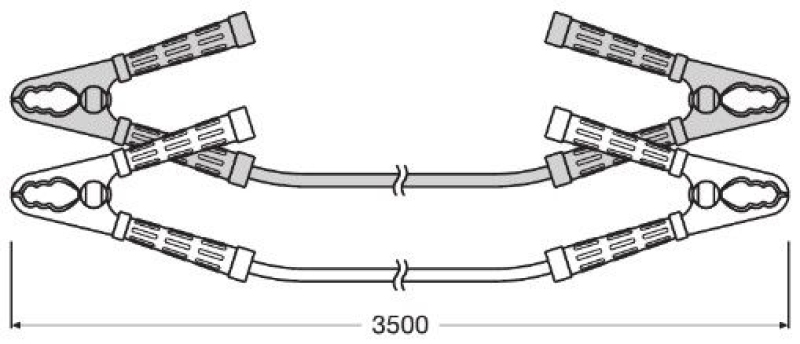 OSRAM Starthilfekabel STARTER CABLE 700A