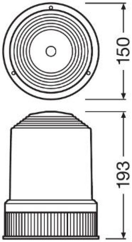 OSRAM Rotating Beacon LIGHTsignal BEACON LIGHT