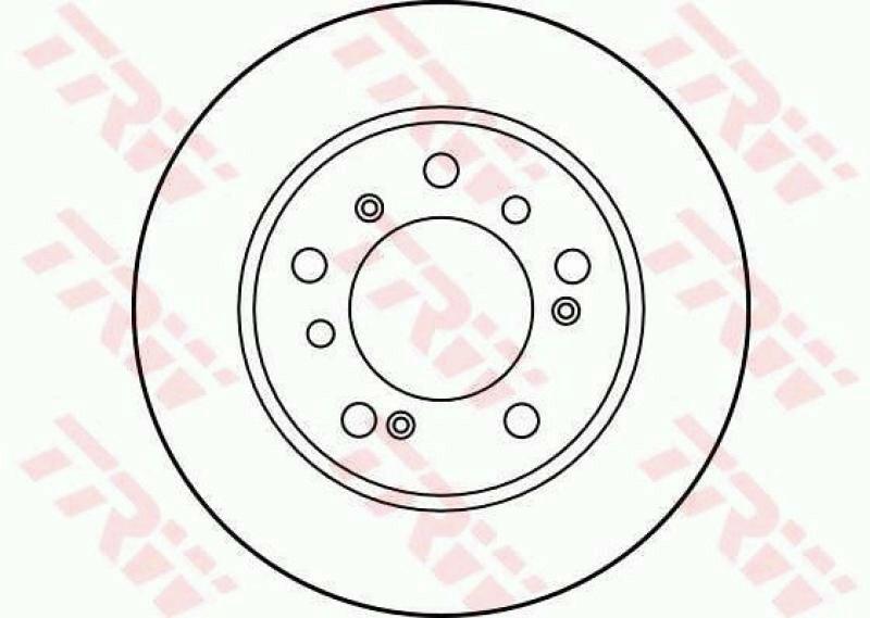 2x TRW Bremsscheibe