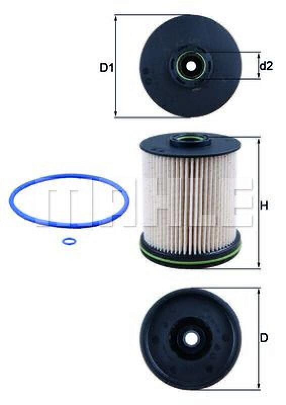 MAHLE Fuel filter