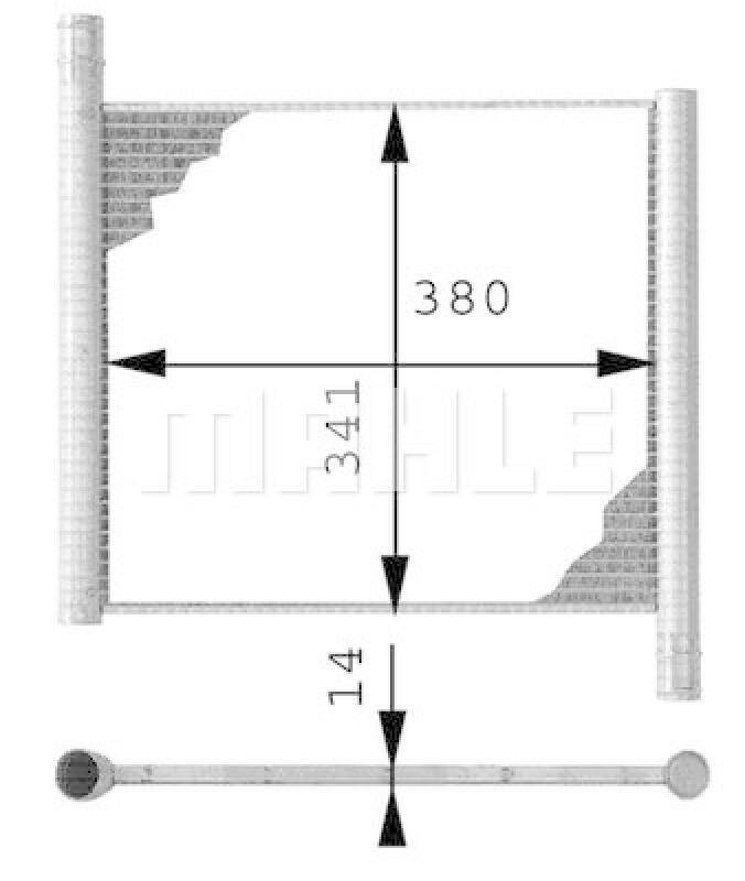 MAHLE Radiator, engine cooling BEHR *** PREMIUM LINE ***