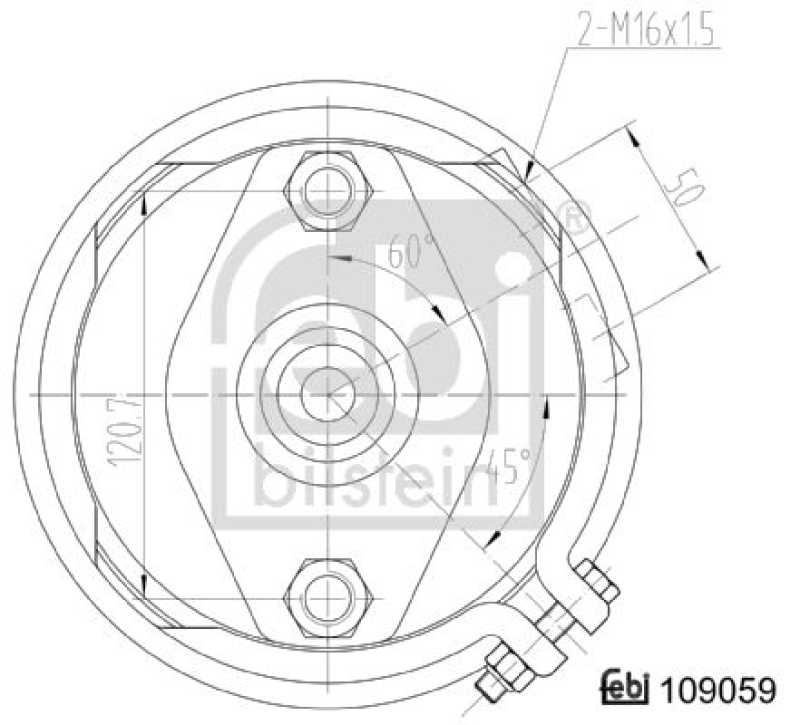 FEBI BILSTEIN Membranbremszylinder