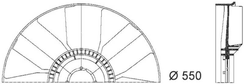 MAHLE Lüfterrad, Motorkühlung BEHR *** PREMIUM LINE ***