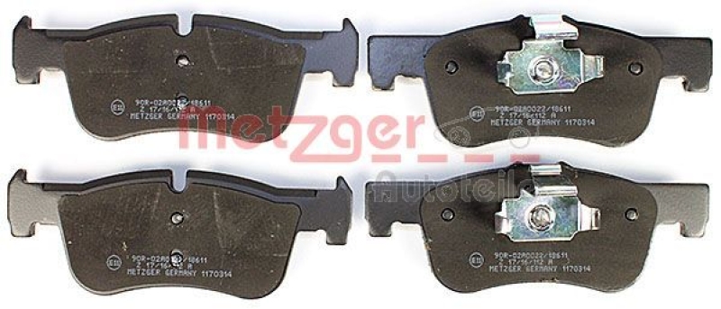 METZGER Brake Pad Set, disc brake