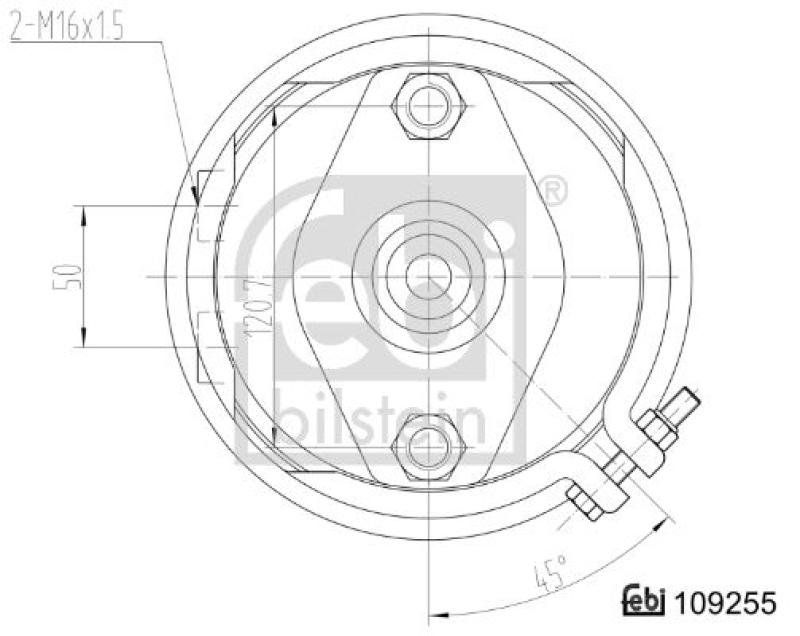 FEBI BILSTEIN Membranbremszylinder