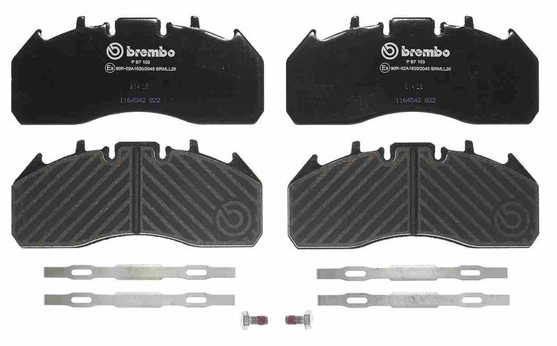 BREMBO Bremsbelagsatz, Scheibenbremse PRIME LINE