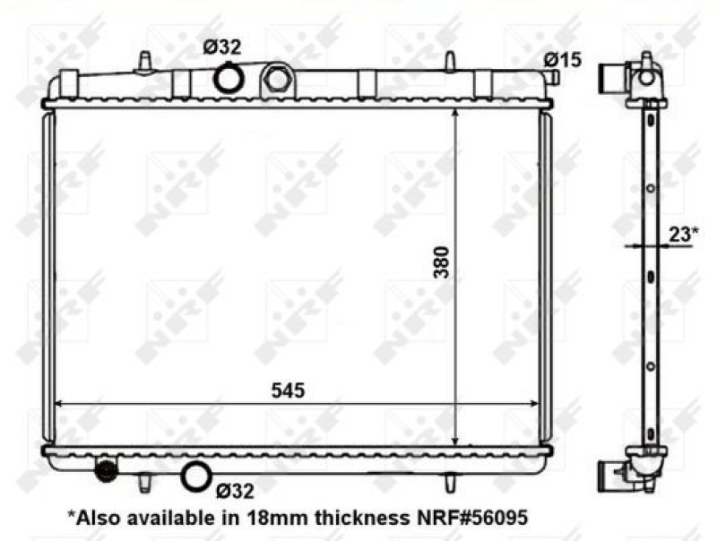 NRF Kühler, Motorkühlung EASY FIT