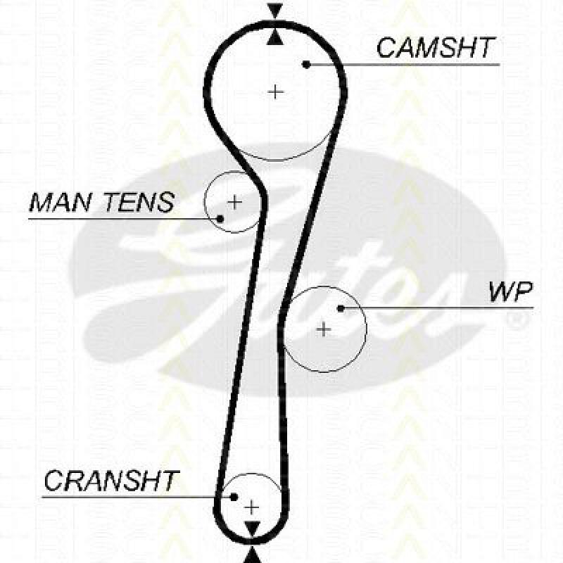 TRISCAN Timing Belt Set