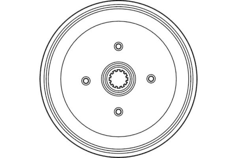 2x TRW Brake Drum