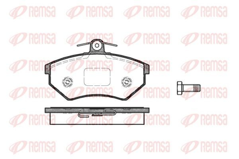 KAWE Brake Pad Set, disc brake