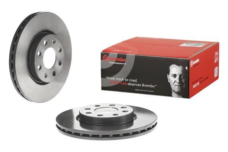 2x BREMBO Brake Disc COATED DISC LINE