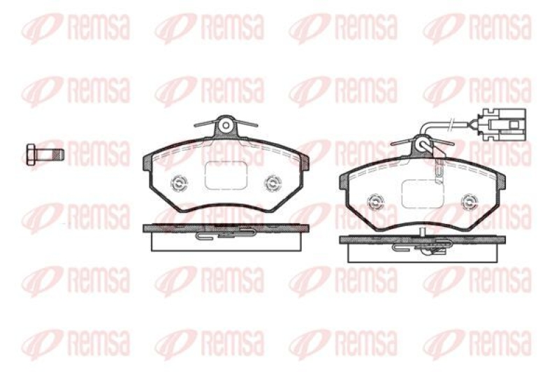 KAWE Brake Pad Set, disc brake