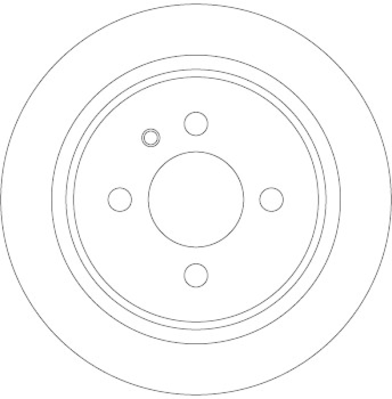 2x TRW Bremsscheibe