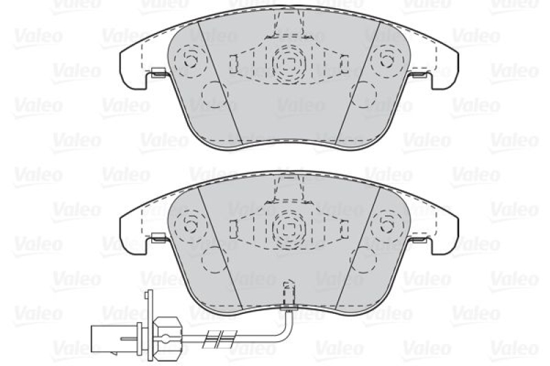 VALEO Brake Pad Set, disc brake FIRST