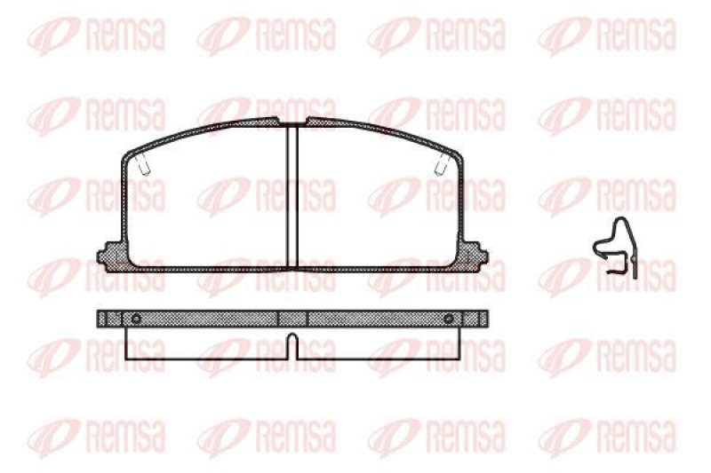 KAWE Brake Pad Set, disc brake