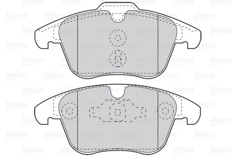 VALEO Brake Pad Set, disc brake FIRST