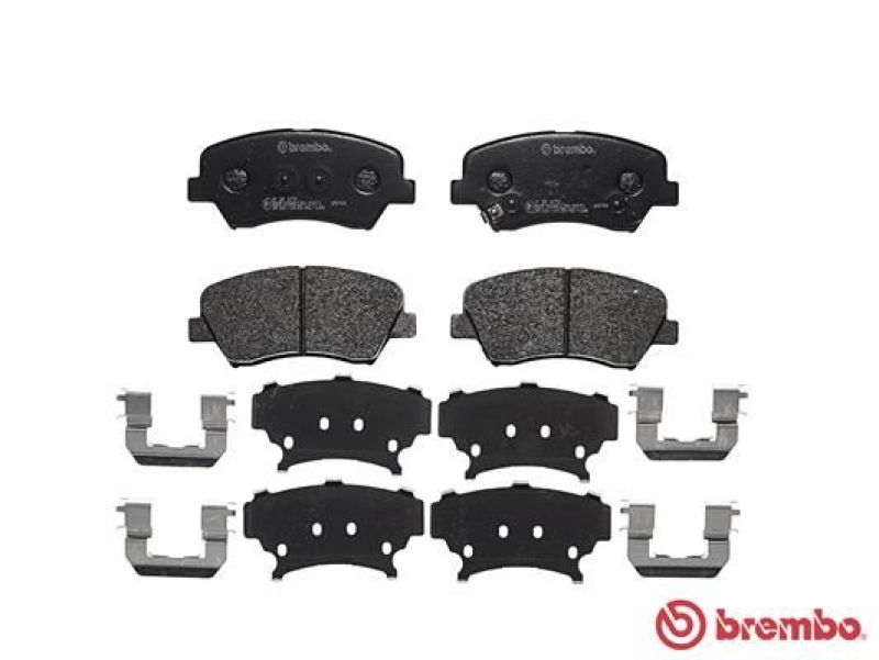 BREMBO Brake Pad Set, disc brake PRIME LINE