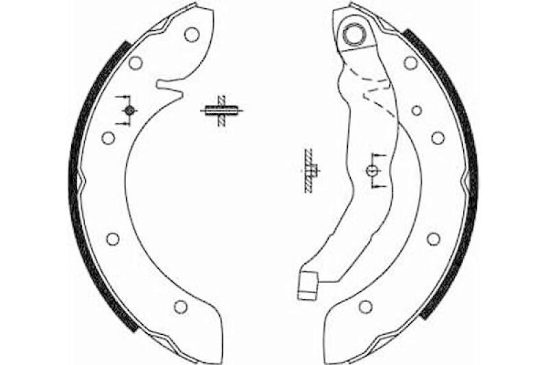 TRW Brake Shoe Set