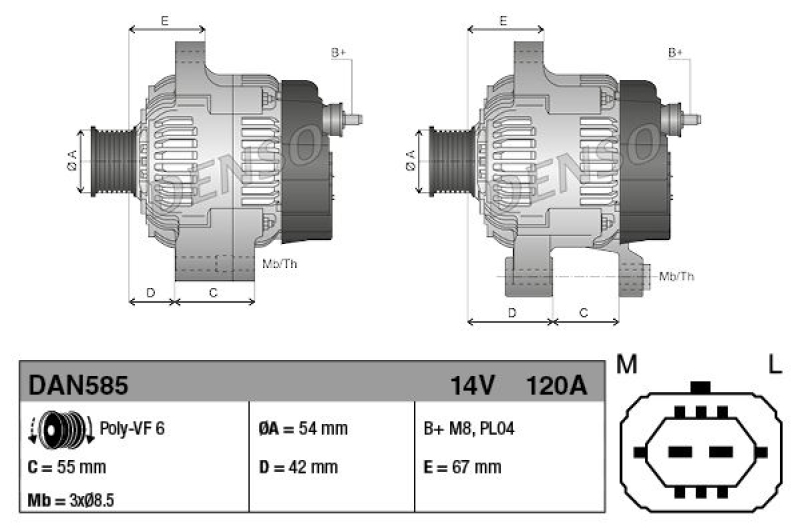 DENSO Alternator