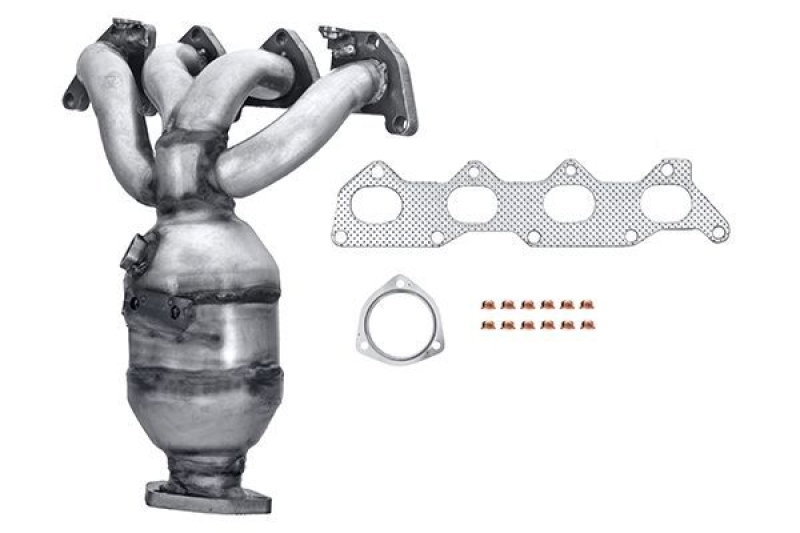 HELLA Manifold Catalytic Converter Easy2Fit – PARTNERED with Faurecia