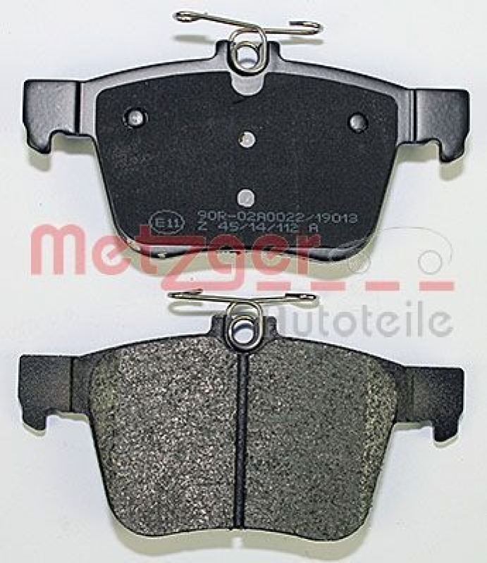 METZGER Brake Pad Set, disc brake GREENPARTS