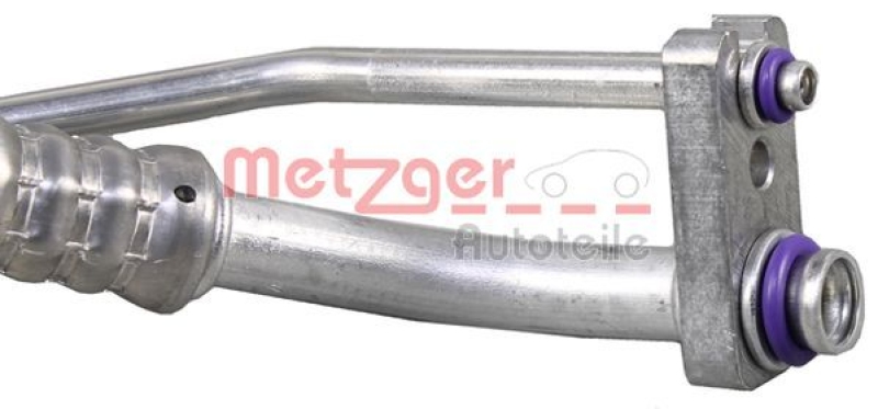 METZGER High-/Low Pressure Line, air conditioning OE-part