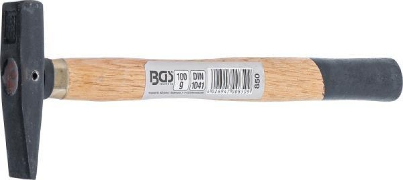 Schlosserhammer | Holz-Stiel | DIN 1041 | 100 g