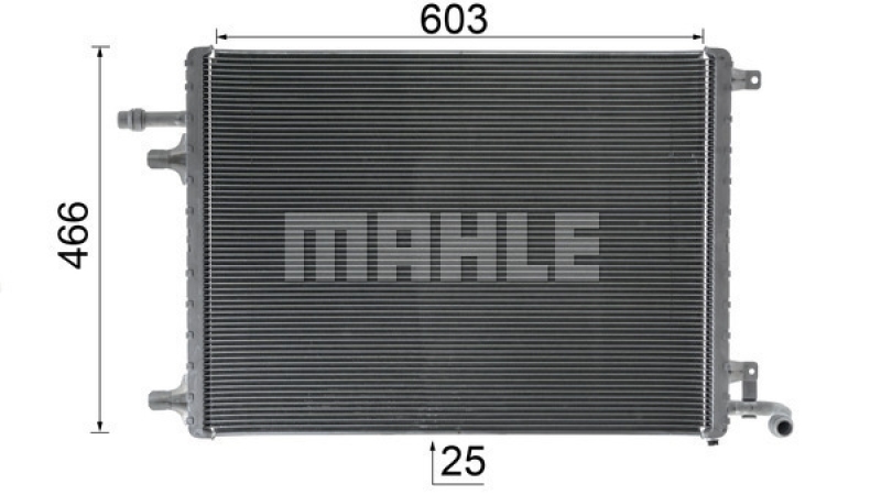 MAHLE Low Temperature Cooler, charge air cooler BEHR *** PREMIUM LINE ***