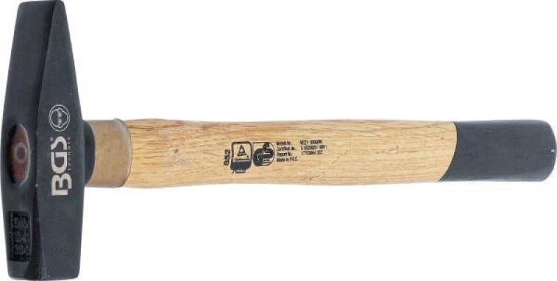 Schlosserhammer | Holz-Stiel | DIN 1041 | 300 g